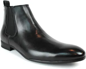 ÃZARMAN Men's Ankle Dress Chelsea Boots Side Zipper Closure