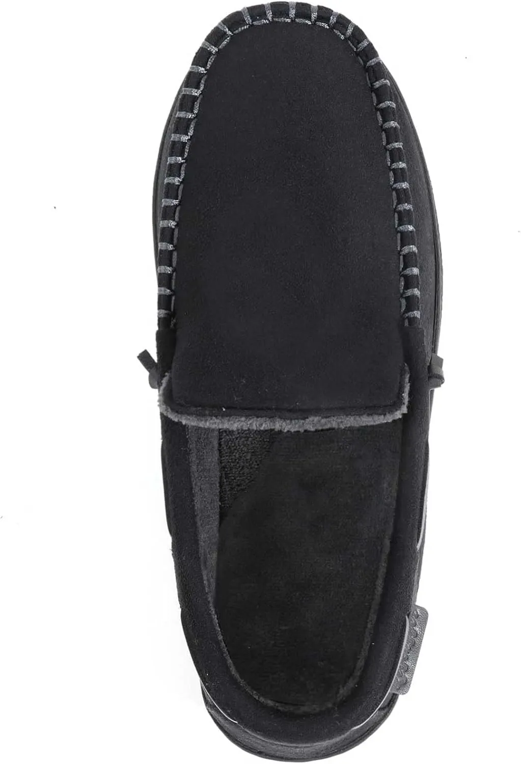 Zigzagger Men's Moccasin Slippers Memory Foam House Shoes, Indoor and Outdoor Warm Loafer Slippers
