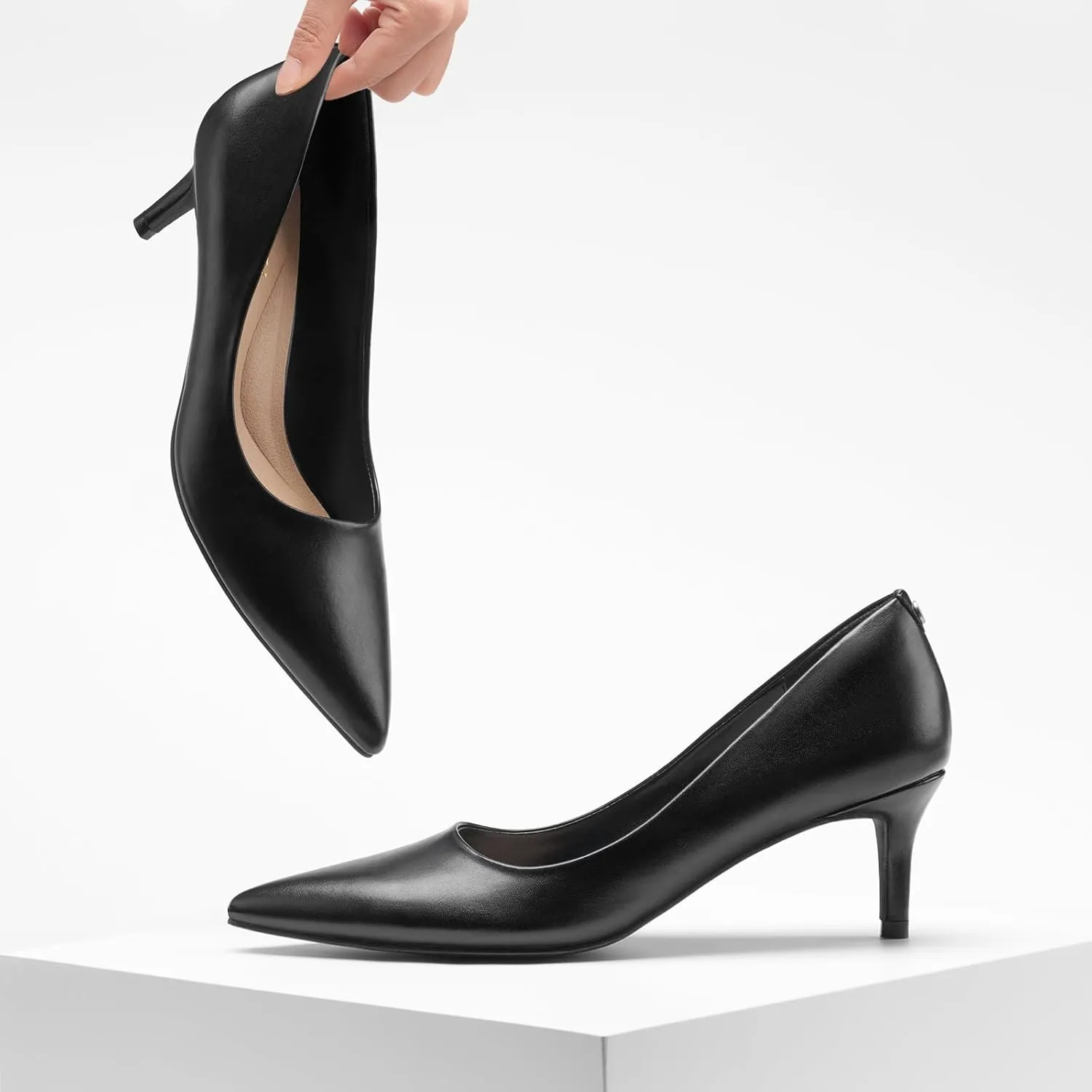 ZURIN Women's Pointed Toe Comfortable Stiletto Heels Closed Toe Dress Pumps Shoes for Wedding Work Office Business 2 1/2 inch