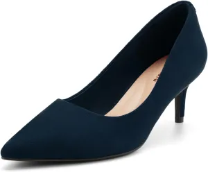 ZURIN Women's Pointed Toe Comfortable Stiletto Heels Closed Toe Dress Pumps Shoes for Wedding Work Office Business
